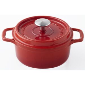 Photo de INVICTA Cocotte en fonte ronde 24 cm Rubis