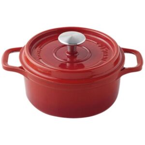 Photo de INVICTA Cocotte en fonte ronde 28 cm Rubis