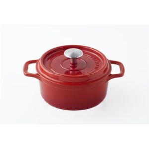 Photo de INVICTA Cocotte en fonte ronde 32 cm Rubis