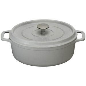 Photo de INVICTA Cocotte en fonte ovale 31 cm Mistral