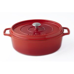 Photo de INVICTA Cocotte en fonte ovale 35 cm Rubis