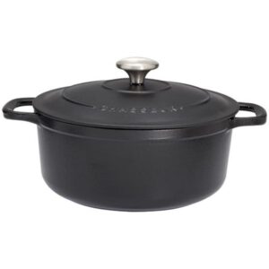 Photo de CHASSEUR Cocotte en fonte ronde 10 cm Noir - Sublime