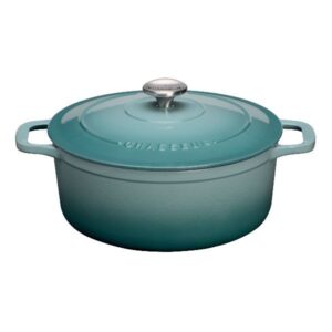 Photo de CHASSEUR Cocotte en fonte ronde 28 cm Quartz - Sublime