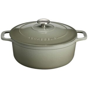 Photo de CHASSEUR Cocotte en fonte ronde 28 cm Palmier - Sublime