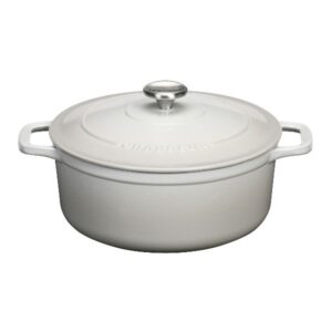Photo de CHASSEUR Cocotte Ronde 28 cm Macadamia - Sublime