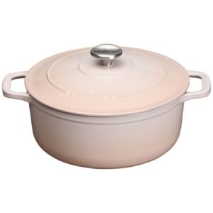 Photo de CHASSEUR Cocotte en fonte ronde 20 cm Champagne - Sublime