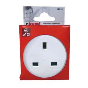 Photo de LEGRAND Adaptateur 2P+T Angleterre/France s/c