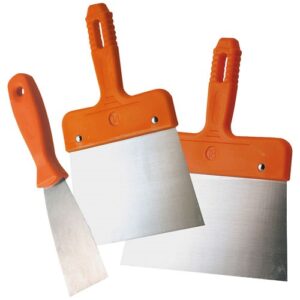 Photo de FISCHER DAREX Set de 3 couteaux inox à enduire et à gratter