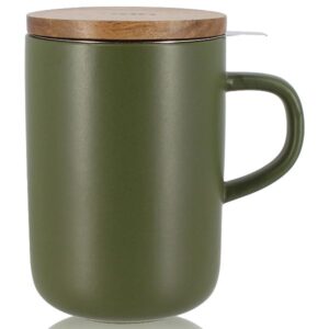 Photo de OGOLIVING Tisanière 47.5 cl Vert Olive - Juliet