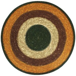 Photo de NOVA STYL Set de table rond 38 cm Terracotta - Jonc de Mer