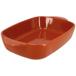 Photo de MENASTYL Plat à four rectangulaire 27 x 16.5 cm Terracotta - Octave