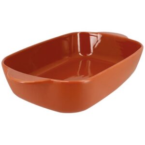 Photo de MENASTYL Plat à four rectangulaire 38 x 23 cm Terracotta - Octave