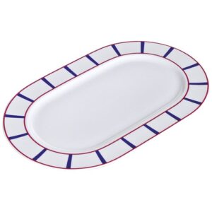 Photo de NOVA STYL Plat ovale 36 cm - Basque Bleu