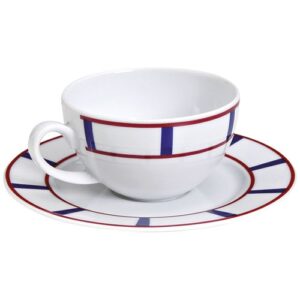 Photo de NOVA STYL Paire-tasse à thé 22 cl - Basque Bleu