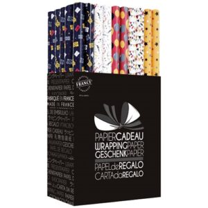 Photo de LES COULEURS DE L'EMBALLAGE Papier cadeau 2x0.70m box 60 rouleaux premium permanent