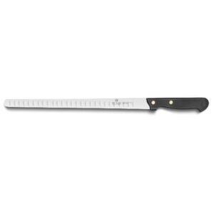 Photo de ROUSSELON DUMAS SABATIER Couteau à jambon / saumon alvéolé 30 cm - 32 Dumas