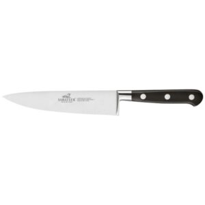 Photo de ROUSSELON DUMAS SABATIER Couteau de cuisine Chef 15 cm - Idéal Inox & Rivets inox - Lion Sabatier