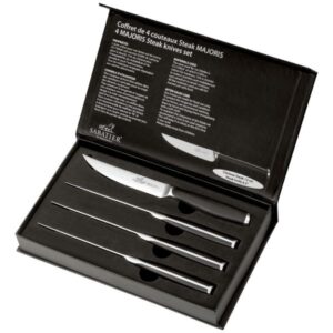 Photo de ROUSSELON DUMAS SABATIER Coffret 4 couteaux à steak 12 cm - Majoris - Sabatier