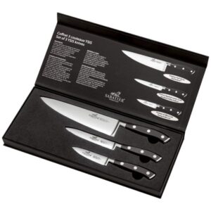 Photo de ROUSSELON DUMAS SABATIER Coffret 3 couteaux de cuisine - Ysis - Sabatier