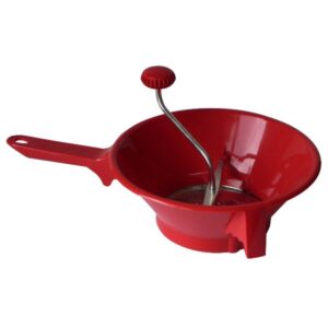 Photo de GUILLOUARD Passe-légumes 24 cm / 2 grilles Rouge Cerise