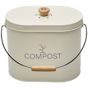 Photo de GUILLOUARD Seau à compost ovale 7 L Beige
