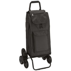 Photo de SIDEBAG Poussette 6 roues 55 L carlux multipoches noir