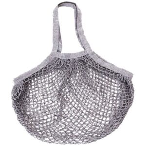 Photo de SIDEBAG Filet à provisions en coton gris