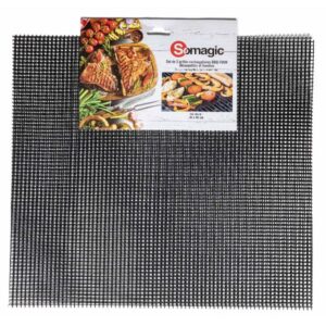 Photo de SOMAGIC Lot 2 grilles rectangulaires 36 x 40 cm pour barbecue