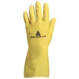 Photo de DELTA PLUS Gant ménage latex jaune 8/9
