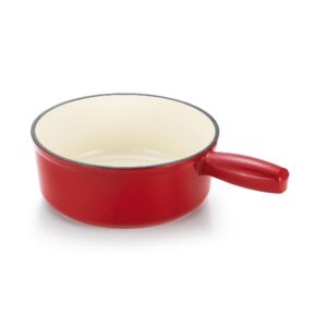 Photo de TABLE ET COOK Poêlon à fondue 22 cm Rouge