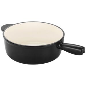 Photo de TABLE ET COOK Poêlon à fondue 24 cm Noir