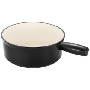Photo de TABLE ET COOK Poêlon à fondue 20 cm Noir
