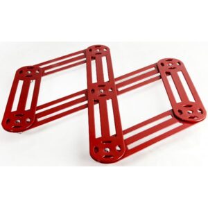 Photo de ROGER ORFEVRE Dessous de plat extensible Rouge - Vintage