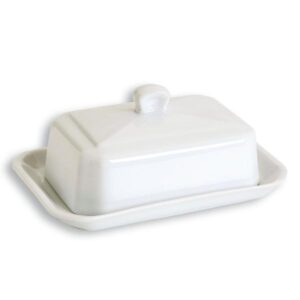 Photo de GIRARD Beurrier blanc rectangulaire 250 g