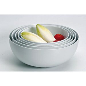 Photo de GIRARD Saladier boule blanc Sahara empilable 19 cm