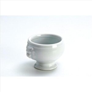 Photo de GIRARD Bol tête de lion 45 cl blanc