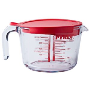 Photo de PYREX Broc mesureur 1 L avec couvercle - Cook & Enjoy