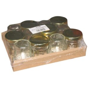 Photo de BJ Pack 12 confituriers 44ml couvercle doré