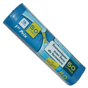Photo de ELBE Sac poubelle - 50 L - 14 microns - x15