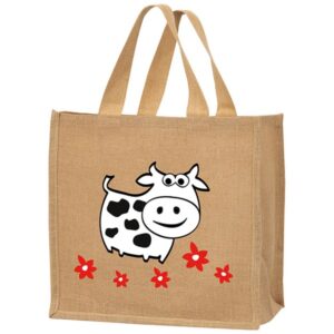 Photo de SPHERE Sac cabas 30 L - Vache ou Pommes