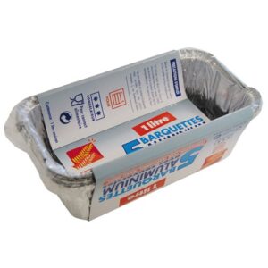 Photo de ELBE Lot de 5 barquettes aluminium 0.5 litre - Elbe