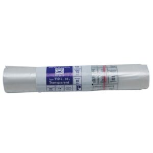 Photo de SPHERE Sac poubelle transparent - 110 L - 30 microns - x25
