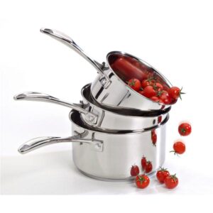 Photo de BEKA Série de 3 casseroles 16/18/20 cm - Chef