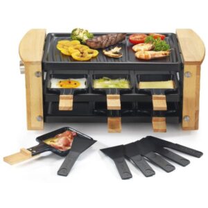 Photo de KITCHENCHEF Raclette Grill - KCWOOD6RP