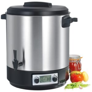 Photo de NATURE ET SAVEURS Stérilisateur automatique 31 L / 8 bocaux de 1 L - NSST31INA
