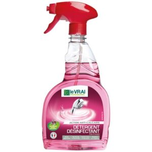 Photo de LE VRAI PROFESSIONNE Détergent désinfectant sanitaires 5-en-1 spray 750 ml
