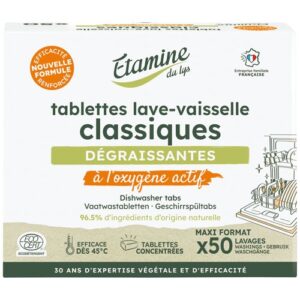 Photo de ETAMINE DU LYS Boîte 50 tablettes lave-vaisselle - Classique