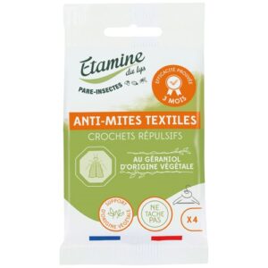 Photo de ETAMINE DU LYS Crochets anti-mites textiles x 4