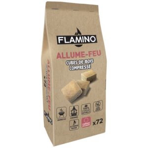 Photo de FLAMINO Allume feu cubes de bois compressé x 72
