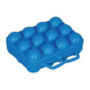 Photo de ALUMINIUM ET PLASTIQ Boîte oeufs 12 cases bleu